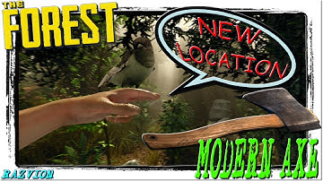 HOW TO FIND THE MODERN AXE NEW LOCATION | The Forest Version 1.10