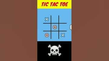 Tic Tac Toe VS Computer #shorts #tictactoe