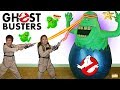 Ghostbusters GIANT HATCHING SURPRISE EGG w/ Slimer, Kids, Ghosts and Surprise Toys