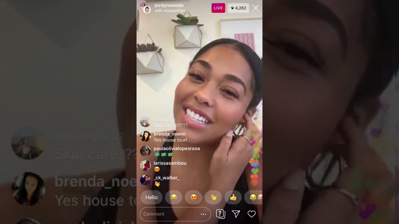 Jordyn Woods IG Live 9/10/2019 YouTube