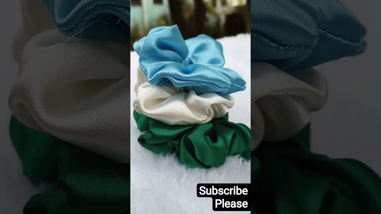 3 beautiful scrunchies 
