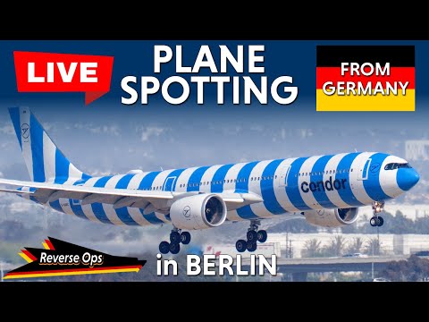Live Planespotting at Berlin BER Airport | Real-Time Arrivals & Departures!