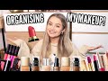 ORGANISING MY MAKEUP COLLECTION! Chill with me