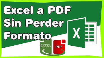 Cómo convertir Excel a PDF sin perder el formato sin que se corte PDF