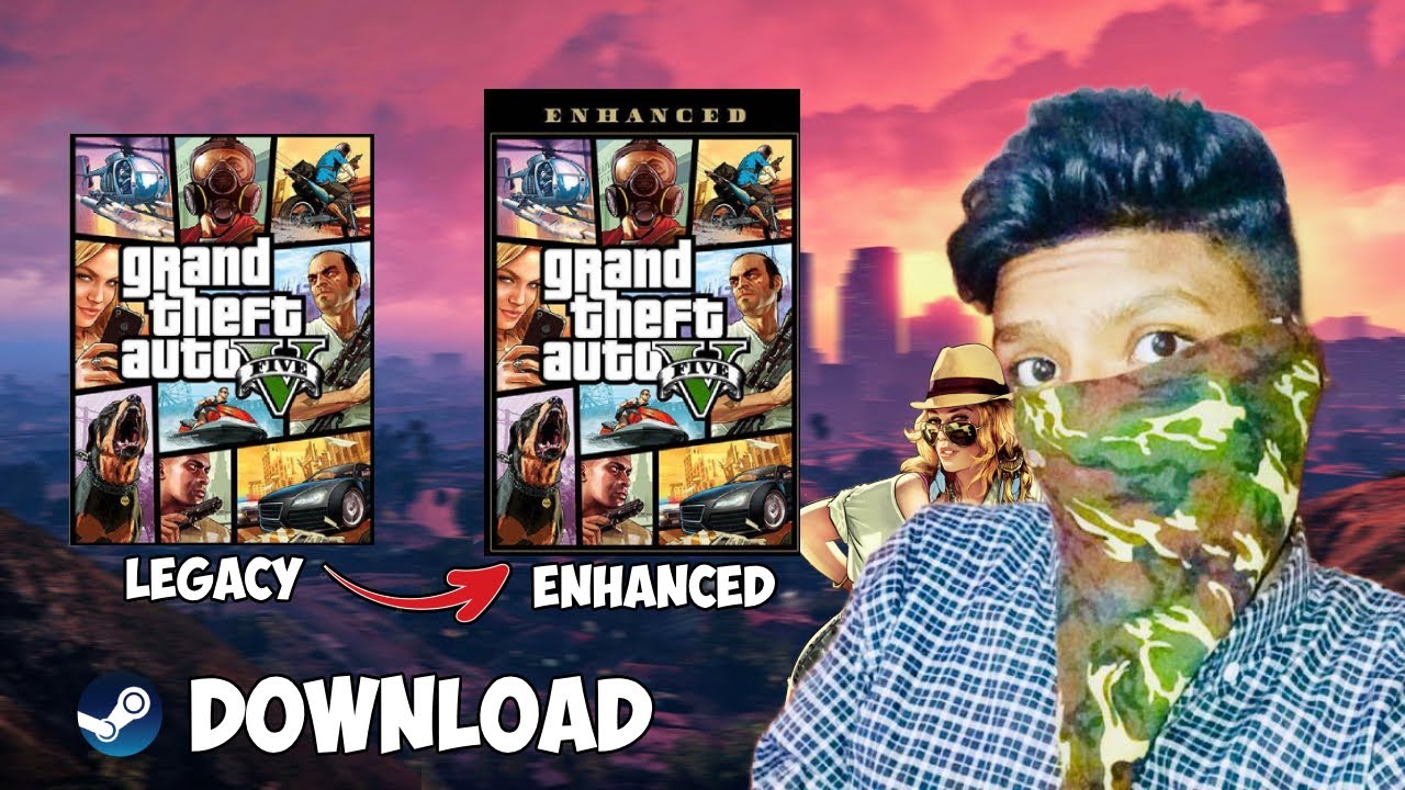 How To Install GTA V in Enhanced in PC From Steam in Hindi - YouTube