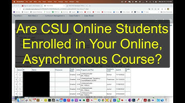 CSU Online Student Enrollment-How To Tell