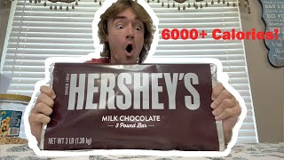 Eating A Giant Hershey's Chocolate Bar! (Failed)