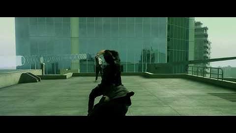 The Matrix - Neo Dodging The Bullets
