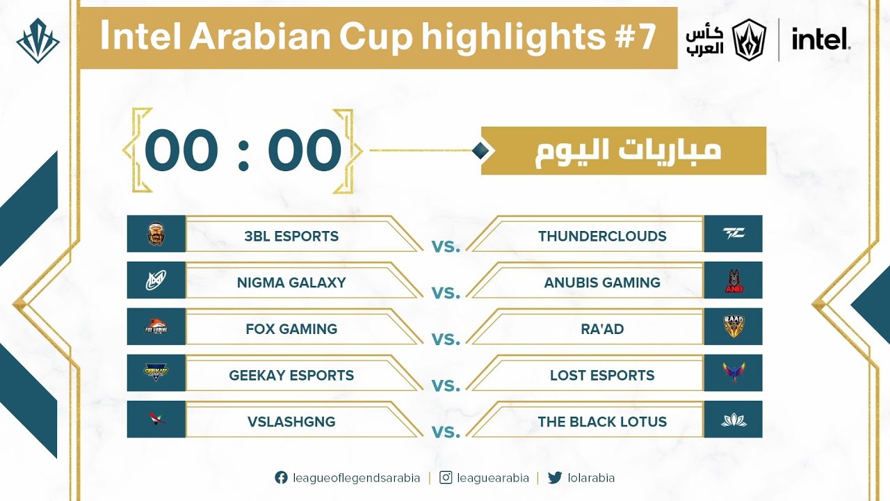 [ Intel Arabian Cup highlights #7 ] Prestige Division [ FOX vs RAAD  ] - كأس العرب اليوم #7