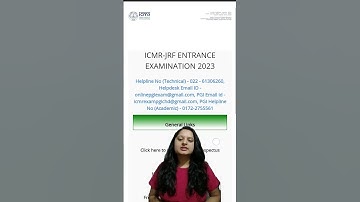 ICMR JRF 2023 APPLICATION FORM OUT !! #shorts #icmr #update