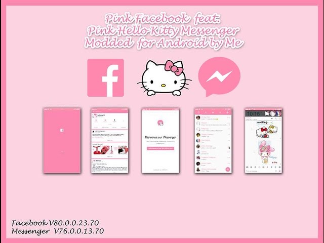 Oppo Hello Kitty Facebook and Messenger Installation