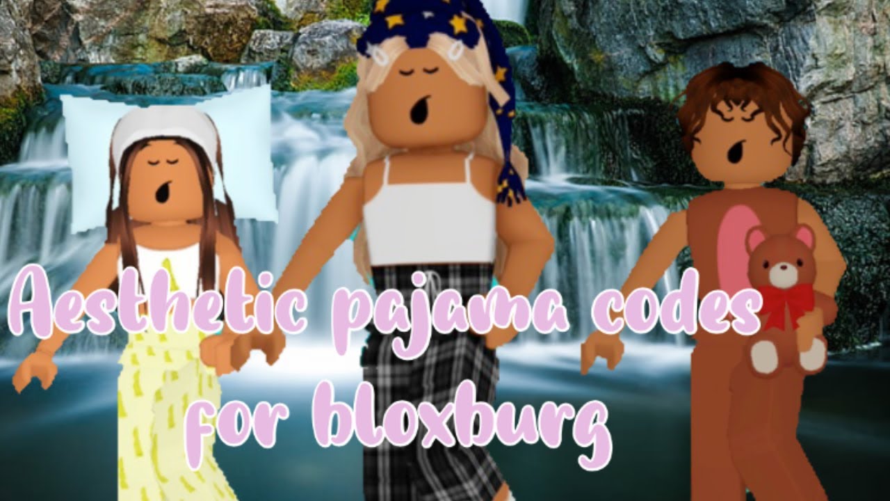 Bloxburg Cute PJ Outfit Codes