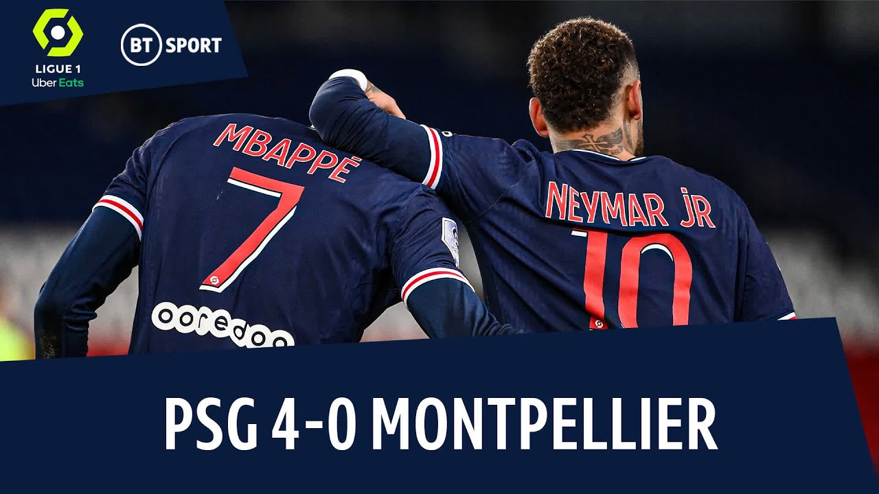 PSG vs Montpellier (4-0) | Mbappe double for Pochettino's side | Ligue 1 Highlights