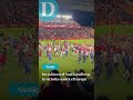 Invasión en el Nou Estadi tras la victoria del Nàstic