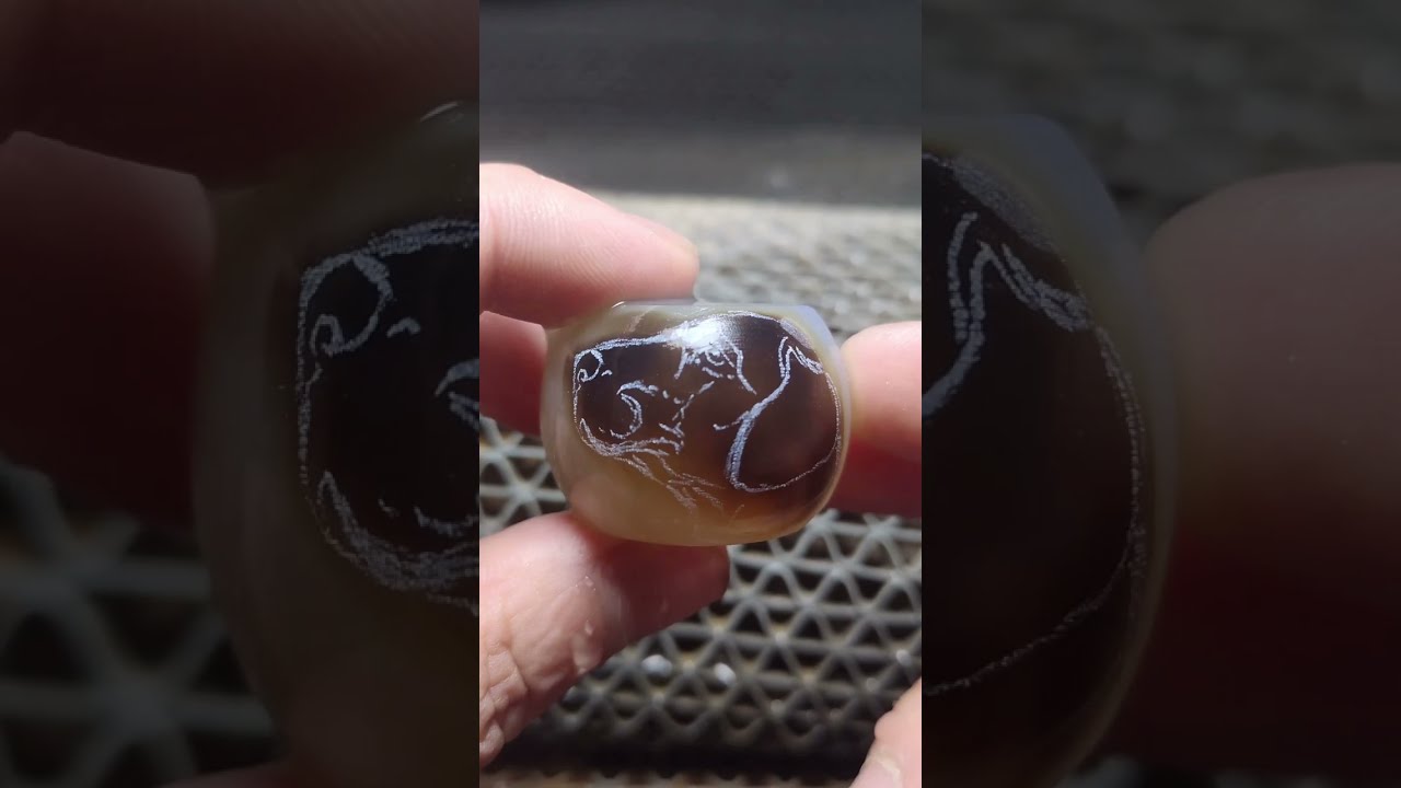 Amazing carving agate stone art | Jade carving DIY