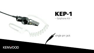 KENWOOD's KEP-1, an earphone kit - 3.5 mm jack plug.