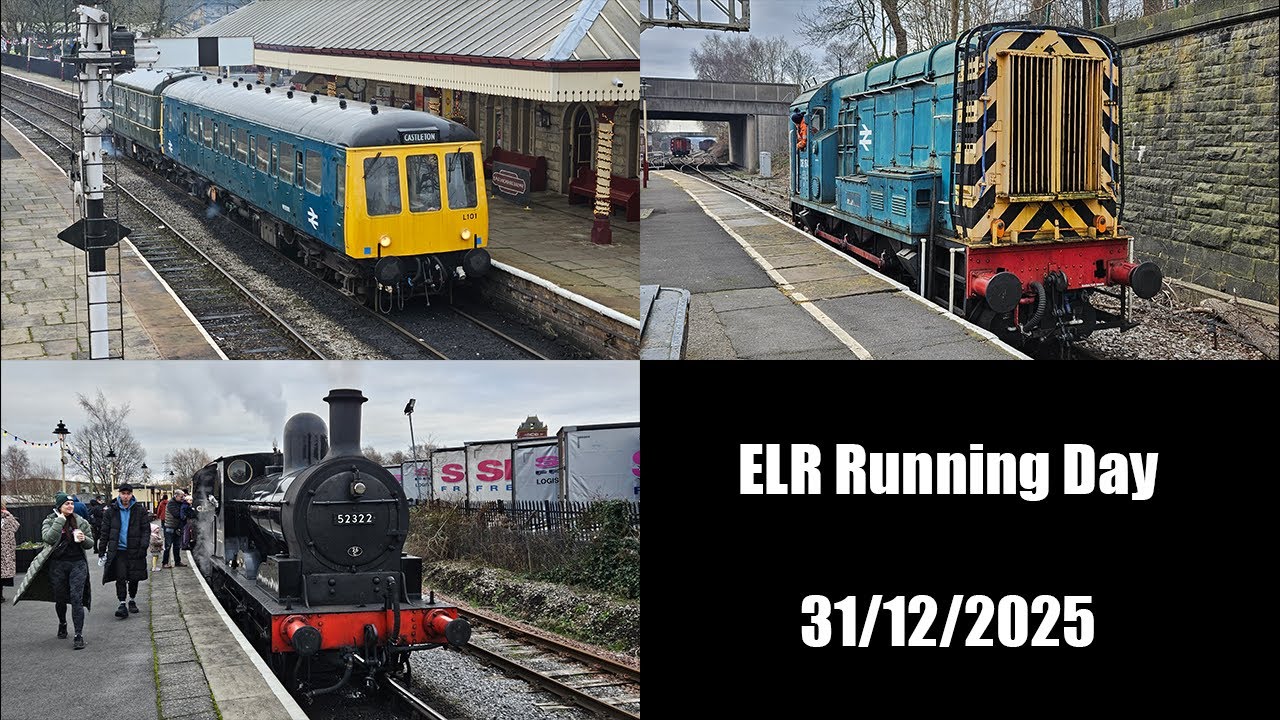 East Lancashire Railway New Year's Eve 2025 Running Day - 31/12/2025