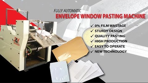 Automatic Envelope Window Film Pasting FOR SALE #envelope #machinemanufacturers #automatic
