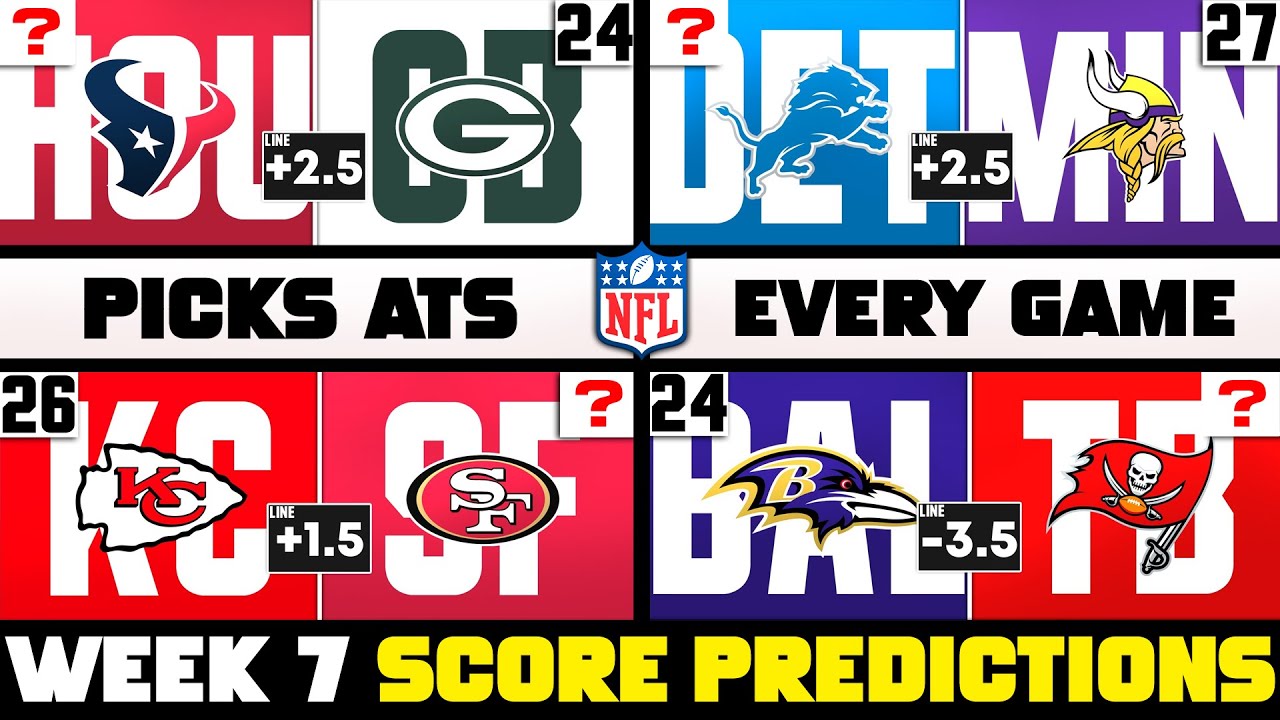 nfl-week-7-score-predictions-for-every-game-youtube