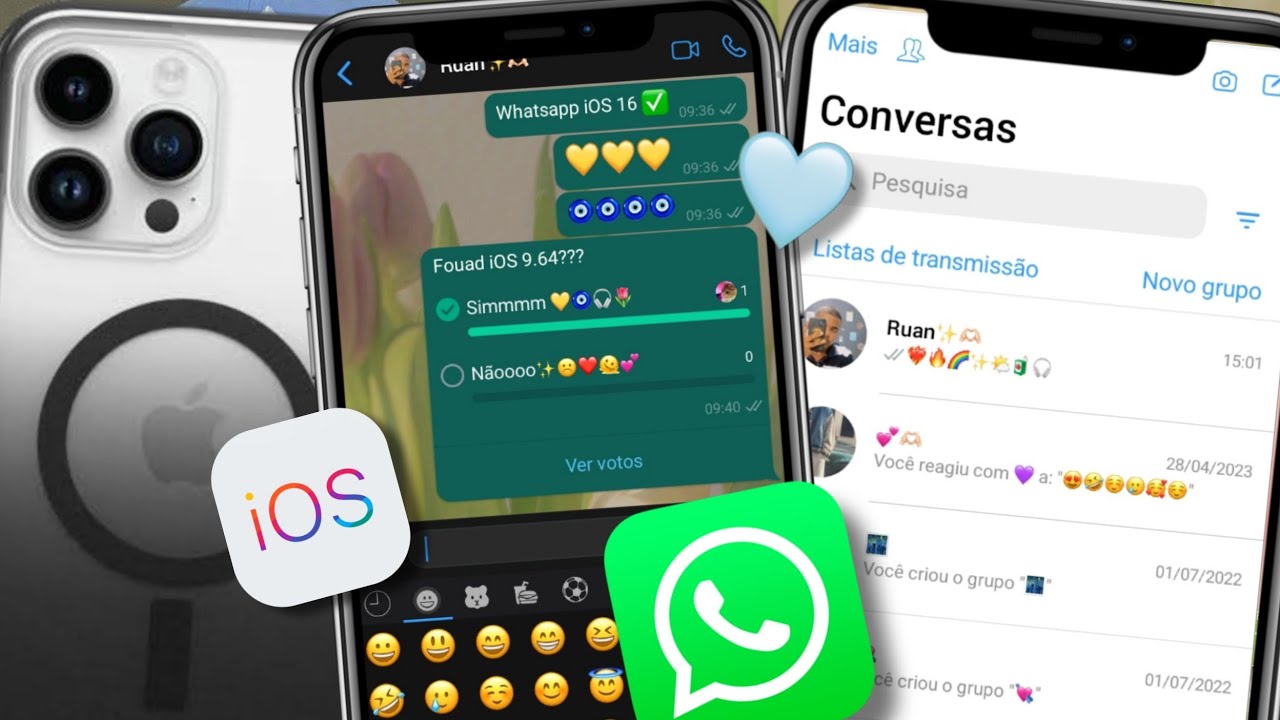 SAIU! WHATSAPP IGUAL IPHONE iOS 16 NO ANDROID 2023 NOVA ATUALIZAÇÃO 🚀 ...