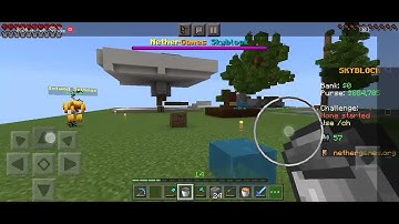 wtf moment #minecraft#nether games sky block.        Just for fun