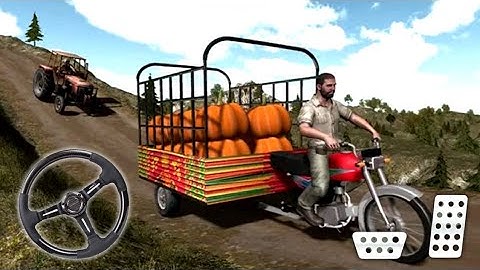 Offroad Tuk Tuk Food 3D Rickshaw Driving Simulator Android Gameplay