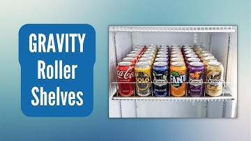 Gravity Roller Shelf for Upright Display Fridges