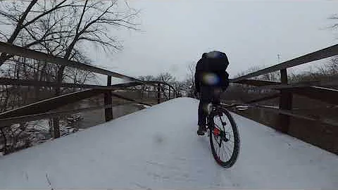 First Snow/ Bicycle Ride