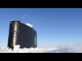 US Navy Submarine USS Hartford breaks through the Arctic Circle ice