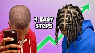 Are You Tired Of Slow Hair Growth? Try These 4 Steps  ( 4 STEPS TO GROW HAIR STUPID FAST )
