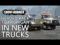 Snowrunner #46 - Headed Back To Michigan In New Trucks - Xbox One
