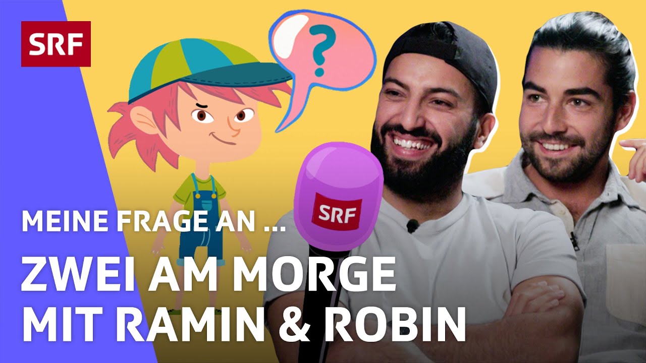 Zwei am Morge im Kreuzverhör | Meine Frage an ... | SRF Kids – Kindervideos