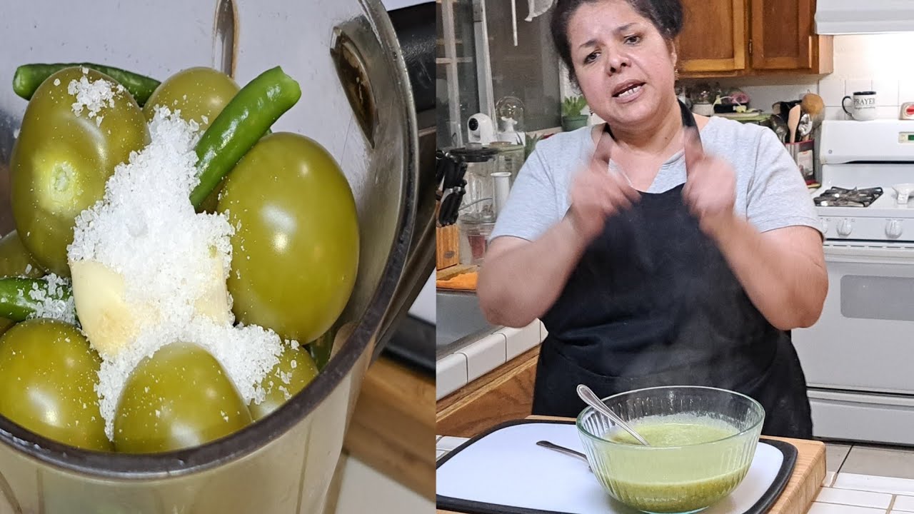 El SECRETO De La SALSA VERDE Para Que NO Se Te AMARGUE