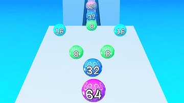 Run and Race Merge Ball run 2048 ! All Levels Gameplay (229-234) android, ios