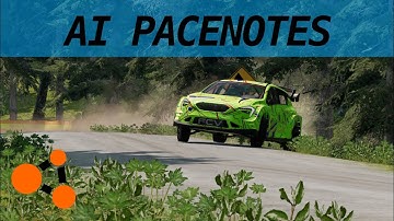 BeamNG Gravel Rally with AI Pacenotes mod