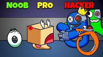 🤢 NOOB 😎 PRO 😈 HACKER | Rainbow But It’s Alphabet Lore #1 | iOS - Android APK