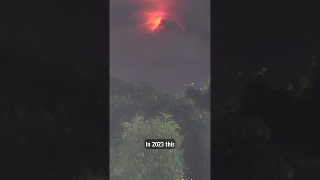 Извержение вулкана Майон в 2023 году 🌋🔥
