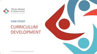 Case Study: Curriculum Design Training for Subject Matter Experts