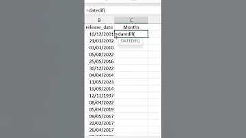 How To Calculate Total Number Of Months B W Two Dates In Excel Shortvideo Exceltutorial Gtech 