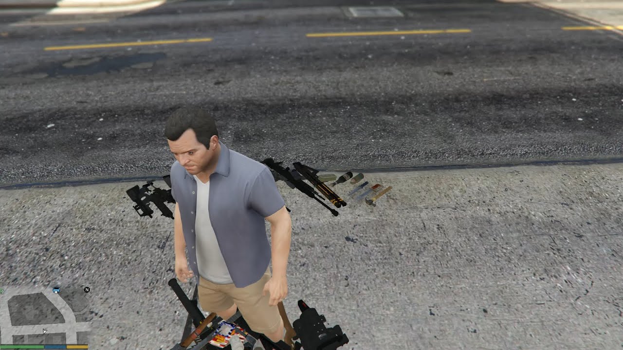 How To Drop A Weapon In Gta 5