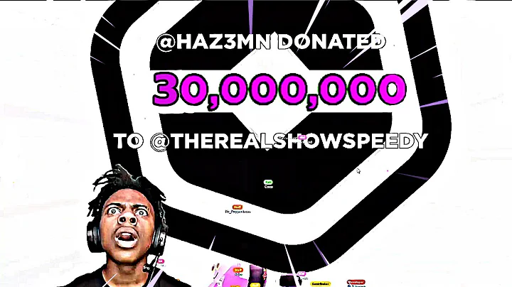 ISHOWSPEED GETS 30,000,000 ROBUX IN PLS DONATE (HAZEM GOING CRAZY)