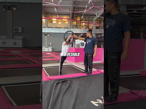 Ich schaffe den Sprung am Ende durch den KLEINSTEN Ring?