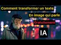 Comment crer une image qui parle avec lia gratuitement  faire parler son texte avec lia gratuit