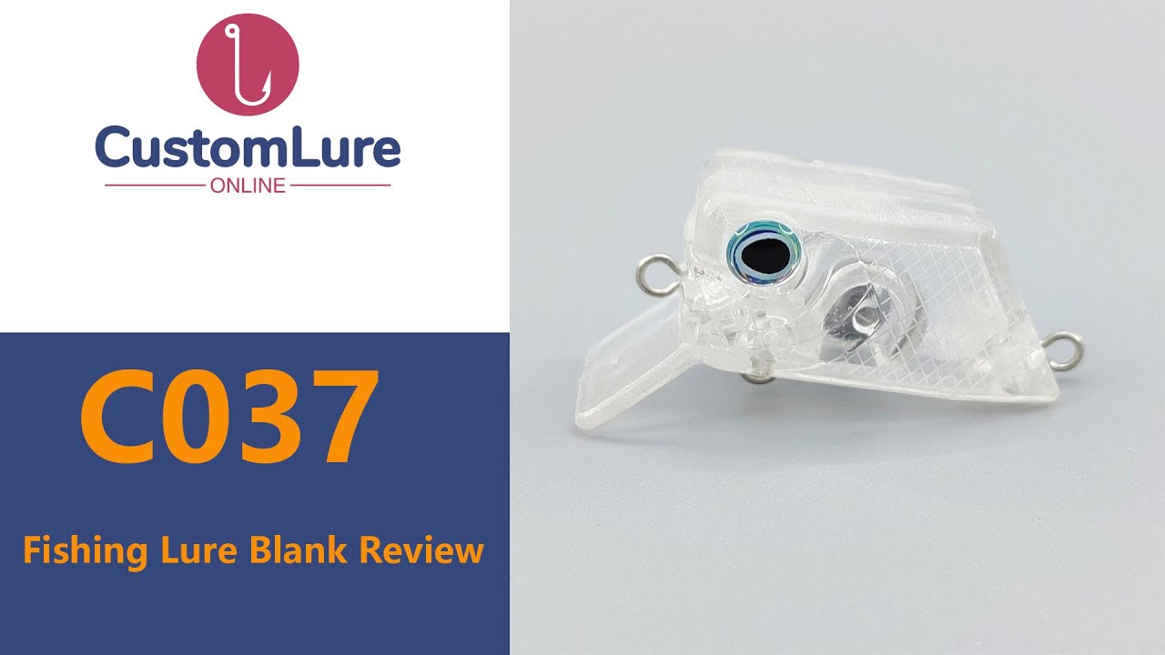 C037 45mm 6.7g Square Body Crankbait Lure Blank