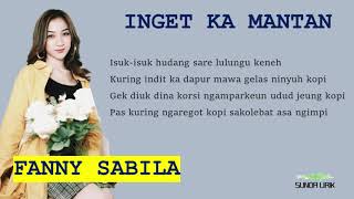 LIRIK INGET KA MANTAN || FANNY SABILA