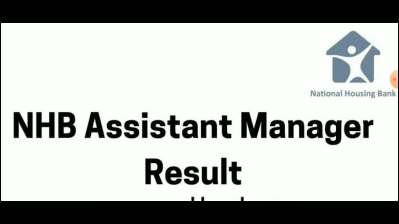 NHB Assistant Manager RESULT OUT | Fresher JOB| 
