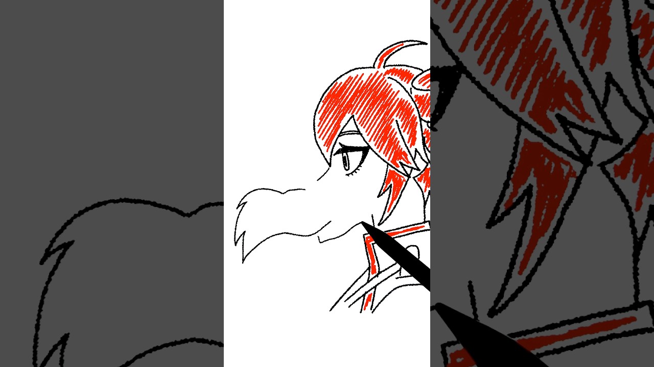 ヤラララ重音テトと誰かを描いてみた！