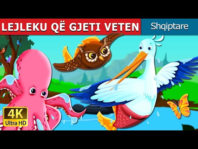 LEJLEKU QË GJETI VETEN | The Grateful Crane Story in Albanian | Perralla per femije | Perralla Shqip class=