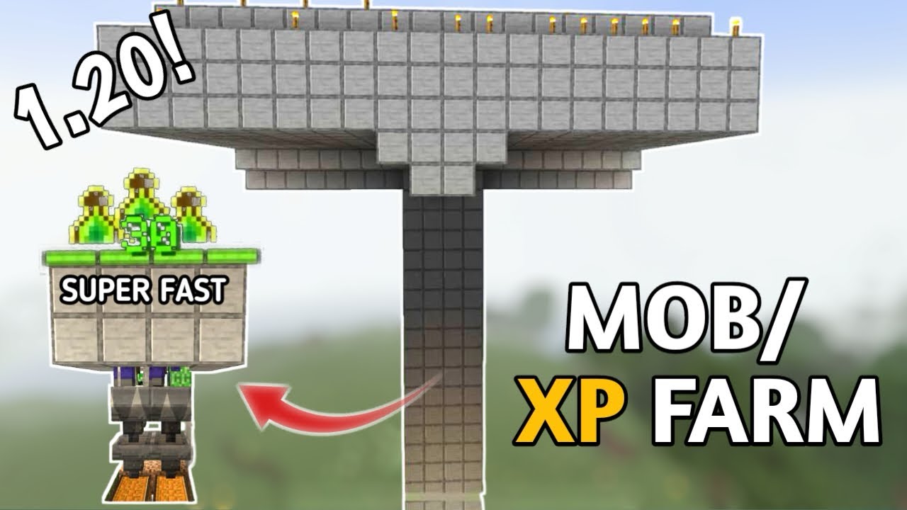 I Make Easy Mob ,XP Farm Tutorial For Minecraft 1.20 (Hindi) - YouTube