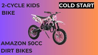 How to cold start a 2 cycle mini bike (50CC)